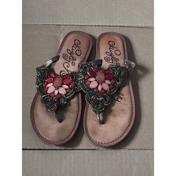naughty monkey Shoes - Naughty Monkey Embelished sandals size 8